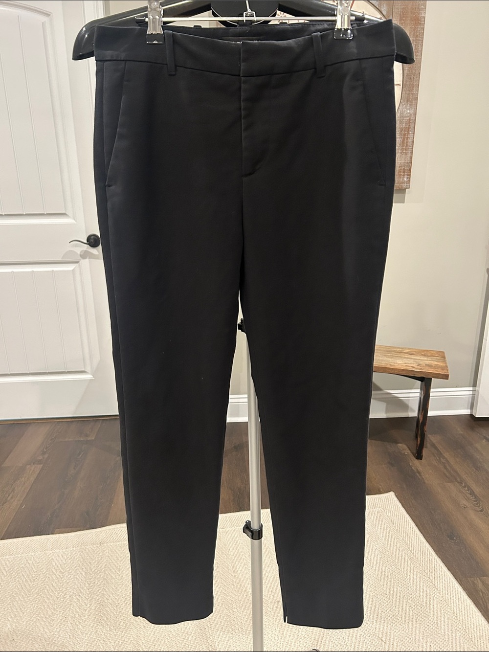 Zara Women's Black Straight-Leg Dress Pants